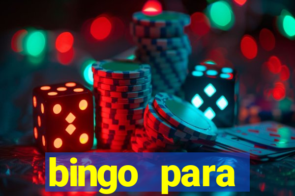 bingo para despedida de solteira para imprimir
